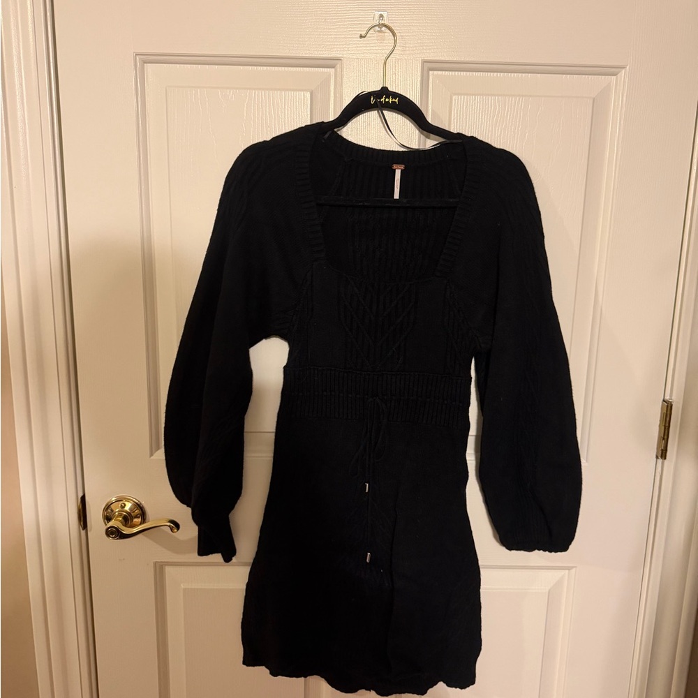Free People Black Mini Dress